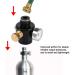 Adjustable Airsoft PCP Paintball Tank Regulator | 0-300 PSI Output Pressure | 0.825-14NGO Thread - Buy Online on GoSupps.com