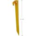 MUDOR 12 Inch Plastic Tent Stakes - 12 Pcs Heavy Duty Pegs for Camping, Outdoor, Beach, and Garden Use - Buy Online on GoSupps.com