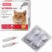 Beaphar WORMclear Spot-On for Cats | Kills Tapeworms | Vet Strength | Easy To Use | 2 Pipettes - Buy Online on GoSupps.com