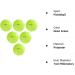 A11N S40 Outdoor Pickleball Balls - USA Pickleball Approved 6 Pack Neon Green - Buy Online on GoSupps.com