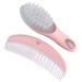 SUPVOX baby hair brush and comb set Scalp Grooming Massager for Newborns Infants Pink