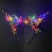 Clataly LED Light up Headband Glowing Reindeer Antlers Hair Accessories Luminous Tiara Christmas Party Hair Hoop Feather Headwear for Women Girls (Color light A) - Buy Online on GoSupps.com