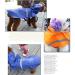 Ocsoso Waterproof Dog Raincoat with Hood for Small Dogs | Adjustable Rain Jacket for Puppies & Kittens - Blue XS - Buy Online on GoSupps.com
