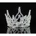 Mini Flame Clear Austrian Rhinestone Full Hair Crown Tiara Party Bridal M1374