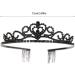 Lurrose Rhinestone Crowns Tiaras with Comb Headband for Girl Women Bridal Birthday Party Wedding Prom (Black) - Buy Online on GoSupps.com