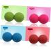 Buy Tovinanna Peanut Ball Yoga Rolls - Silicone Fascia Balls for Weightlifting & Massage | Professional Yoga Tools - Buy Online on GoSupps.com