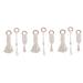 Toyandona 9 pcs bite stick dental care for children tooth hygiene natural molar stick molar stick sustainable wooden toy toys molar tooth toothplate cotton rope beech white
