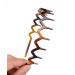 Set of 2 Zig Zag Black Plastic Sharks Tooth Hair Comb Headband - Black and Brown - Buy Online on GoSupps.com