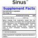 Sinus Relief Supplement - Natural Herbal Allergy Relief - 60 Vegetarian Capsules - Buy Online on GoSupps.com