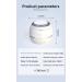 Professional UV Ultrasonic Denture Cleaner with Timer Jewelry Cleaner with Sterilization Function White - Buy Online on GoSupps.com