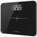 NUTRI FIT Extra-Wide/Ultra-Thick Digital Body Weight Bathroom Scale with 3 Inch Large Easy Read Backlit LCD Display Max Capacity 400lb Step-on Technology, Black State Black