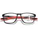 Buy Iynwbjts TR90 Sport Progressive Multifocus Reading Glasses - Anti-Blue Light High-Resolution - Black Frame with Red Legs - Size 2.00 | Worldwide Shipping - Buy Online on GoSupps.com