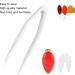 Hip Hop Teeth Plain Outdoor Halloween Accessories Outdoor Halloween Decoration Ornaments Repair Kits (Red) - Buy Online on GoSupps.com