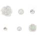 3D Pearl Flower Nail Charms Nail Glitter Charm Rhinestones Ornaments Nail Art Decorations Glitter Accessories for DIY Craft Nail Art Design Manicure Decor - Buy Online on GoSupps.com
