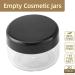 Toureal 15ml Black Cream Can Containers (20 Pieces) - Empty Cosmetic Socket Plastic Pots with Lids for Skincare & Makeup - Buy Online on GoSupps.com