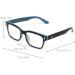 Buy Gaming Glasses - Anti Fatigue Blue Light Blocking Eyewear UV Protection - Black & Blue Frame White Lens - Buy Online on GoSupps.com