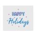 2 x "Happy Holidays" microfiber cleaning cloths for glasses (LC00024176)