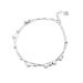 Oralgo's cute chain bracelet aesthetic trailer bracelet fashionable wrist jewelry alloy material double -layer bracelet for women metal alloy