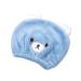 Quick Dry Kids Hair Turban Towel - 2 Pack Absorbent Hair Dryer Wrap - Blue - Buy Online on GoSupps.com