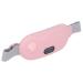 Heating Pad Cordless Adjustable Portable Belt Heating Pad 10 Seconds Fast Heat Up 3 Heat Settings (Pink)