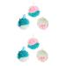 minkissy 6 Pcs Mesh Bath Ball Loofah Brush Bath Sponges Shower Ball Natural Loofah Sponge Exfoliating Loofah Bath Scrubber Loofah Bath Mesh Bath Sponge Bath Balls Body Sponges Bath Loofah 1 Count (Pack of 1)