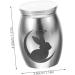 GANAZONO 5pcs Rabbit Urn Dog Urns for Ashes Mini Urns for Ashes Small Pet Urn Bunny Pet Urns Stainless Steel 4.00X3.00X3.00CMx5pcs Silverx5pcs - Buy Online on GoSupps.com