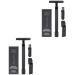 Beavorty 2 sets manual razor butterfly razor Safety razor for men reusable razor edge razor blades razor double -edged fader metal stainless steel blade