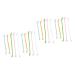 FOMIYES 20 pcs Cat Nylon Pet Puppy Teeth Tooth Oral Supplies Cleaning Handheld Small Portable Clean Brush 1 count (Pack of 1) Assorted Colorx2pcs