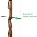 Deerseeker Dacron Bow String Set - 14 Strand Replacement Bowstring for Recurve Bow - 48-70 inches - Archery AMO 62 - 2 Nock Points Included - Buy Online on GoSupps.com