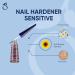 Herome - 3 PACK Nail Hardener Sensitive 3x10ml | With Keratin Nail Strengthener for Sensitive & Weak Nails Strengthening Treatment Hardening Nail Polish for quick Nail Growth 3-Pack - Buy Online on GoSupps.com