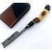 Handcrafted Damascus Steel Straight Razor with Real Leather Sheath - SM151 - Buy Online on GoSupps.com