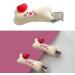 hgnxa Cute Heart&Bone Shape Hairpins Hot Girls Duckbill Hair Clip Spring Hair Clip for Woman Ponytail Side Hair Clip Beige - Buy Online on GoSupps.com