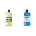 Listerine Alcohol Less Intense Mouthwash 1 l (Pack of 1) & Smart Rinse Bubble Gum Kids Mouthwash Anticavity Fluoride Rinse Alcohol-Free 500 ml. Mouthwash + MOUTHWASH 100039329 Green Tea