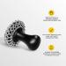 ecaqlin Premium Cast Iron Scrubber Efficient Chainmail Skillet Cleaner for Cooking Pans - Buy Online on GoSupps.com
