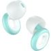 Ear Plugs for Sleeping Noise Cancelling Ear Plugs -25dB Reusable Ear Plugs for Noise Sensitivity Sleep Travel Sound Reduction Noise Cancelling - 8 Ear Tips in XS S M L with Small Box Cyan