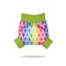 Petit Lulu Pull Up PUL Overtrousers Size M (6-10 kg) Waterproof Slip-On Overpants for Nappy Nappies Cloth Nappies Made in the EU (Rainbow Flames)