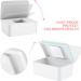 Wet Wipes Dispenser Box - White, Dustproof, Seal Lid - Home & Office Organizer - Buy Online on GoSupps.com