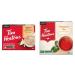 Tim Hortons French Vanilla Cappuccino K-Cup Pods 24 Pack & Steeped Orange Pekoe Tea Single Serve Keurig K-Cup Pods 30 Count Coffee + Tea Steeped Tea 1 Count (Pack of 24)