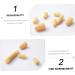 FRCOLOR 50 Pcs Anti-Static Rubber Finger Cots - Pockmarked Finger Covers for Enhanced Grip & Protection - Yellow Fingertips - Buy Online on GoSupps.com