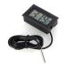 Mini Thermometer with Probe for Aquarium & Water Tank - Digital Temperature Display 1m-5m Black Cable - Buy Online on GoSupps.com
