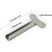 Stainless Metal Toothpaste Squeezer 3-Pack for Bathroom & Cosmetic Tubes - Buy Online on GoSupps.com