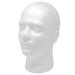Male Styrofoam Foam Mannequin Wig Head 11 Inch - Pack of 1 | Lightweight and Durable for Displaying Wigs and Hats - Buy Online on GoSupps.com