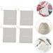Outanaya 4pcs Hair Dryer Storage Bag Hairdryer Bags Drawstring Hair Dryer Bags Canvas Drawstring Bags Fabric 33.00X30.00X0.50CM Light Grey - Buy Online on GoSupps.com