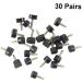 Buy SHERCHPRY 2 Sets 30 Faucet Pin Shoe - Miss Mute Lift MX2pcs (Black) - International Shipping Available - Buy Online on GoSupps.com