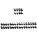 Beatifufu 40 pcs empty eye shadow box makeup samples bead container Makeup Case travel Cosmetic bottles round