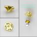 100PCS Metal Locking Pin Backs - Brass Clutch for Brooch Tie Hat Badge - Gold Replacement - Buy Online on GoSupps.com