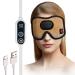 Heated Eye Mask with Bluetooth Headphones SYPVRY Wireless Sleep Eye Mask Headphones for Sleeping with Temperature & Timer Control Warm Eye Compress USB Heated Mask for Dry Eyes Style Grey