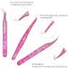 LUXEO Eyelash Tweezers Set - Professional Eyebrow & Lash Extension Tools - 9pcs - Buy Online on GoSupps.com