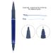 10Pcs Skin Marker Twin Tip Tattoo Pen - Blue | Non-toxic Professional Tool for Tattoo Artists - Buy Online on GoSupps.com