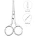 LIVINGO Premium Manicure Scissors - Stainless Steel Grooming Kit for Nails, Eyebrows, and Skin - 3.5 inch Silver - Buy Online on GoSupps.com